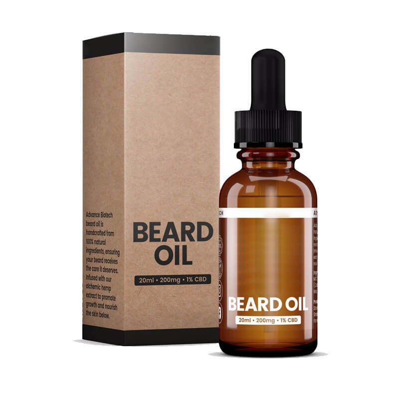 CBD Beard Oil Boxes Packaging
