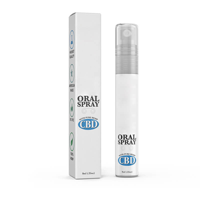 CBD Oral Spray Boxes Packaging