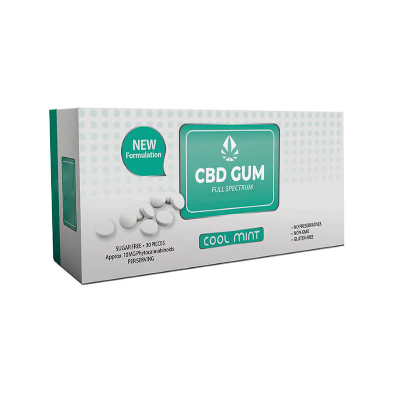 Custom CBD Gum Boxes Printed